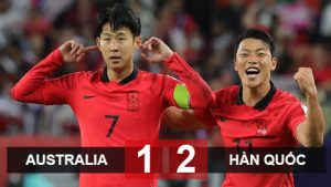 Kết quả tứ kết Asian Cup 2023 Hàn Quốc vs Australia : Người hùng Son Heung Min